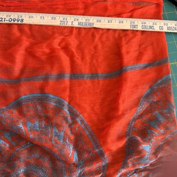 Rue 21 Etc Orange Polyester Infinity Scarf  64 inches - Picture 4 of 5